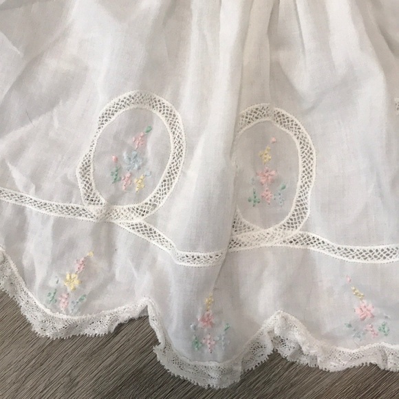 Pauly Hand Made In Colombia Dainty Lace Dress Top - Picture 4 of 7